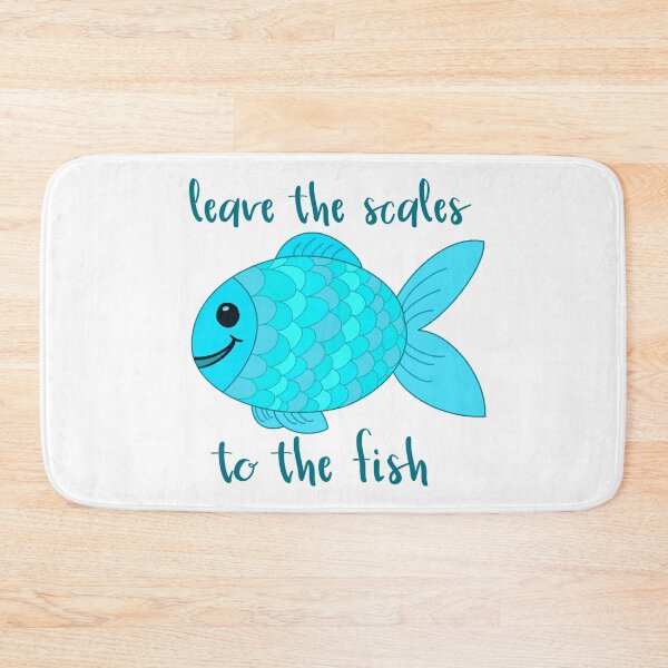 Item preview, Leave the Scales to the Fish in Blue designed and sold by GrellenDraws.