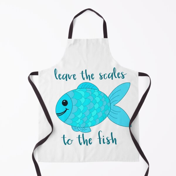 Item preview, Leave the Scales to the Fish in Blue designed and sold by GrellenDraws.