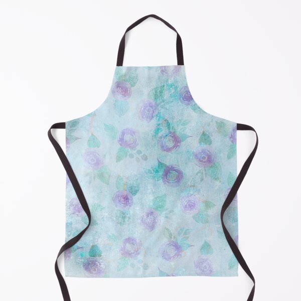 Item preview, Violet Flowers And Blue Leaves designed and sold by ColorsandShapes.