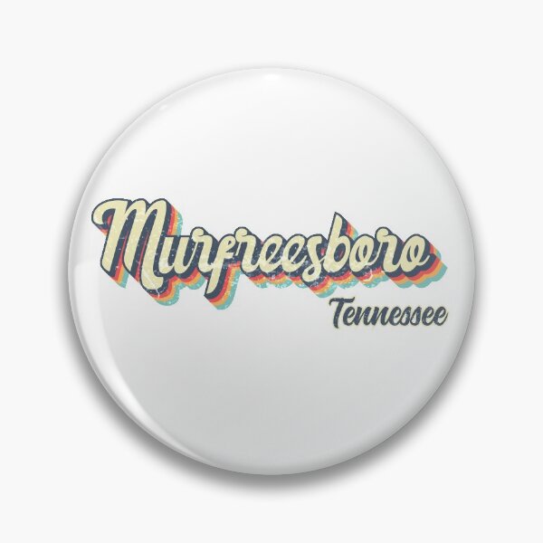 Item preview, Murfreesboro city Tennessee Retro Vintage 70s rainbow designed and sold by Teelogic.