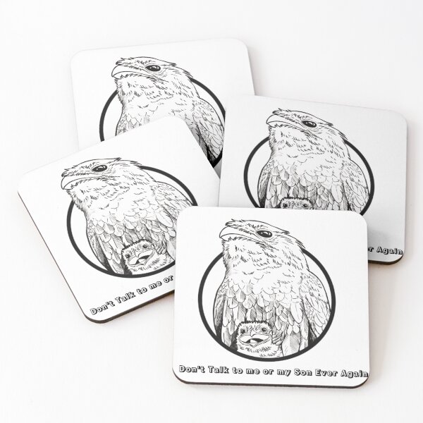 Item preview, Frogmouth father and son designed and sold by dragongirl222.
