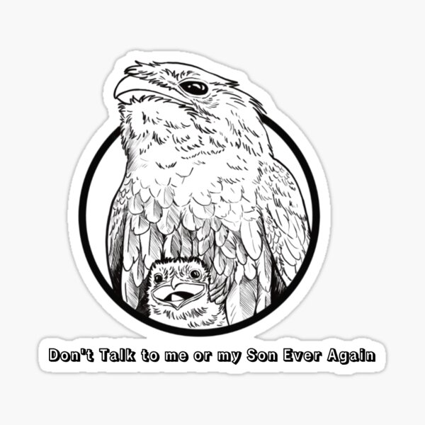 Item preview, Frogmouth father and son designed and sold by dragongirl222.