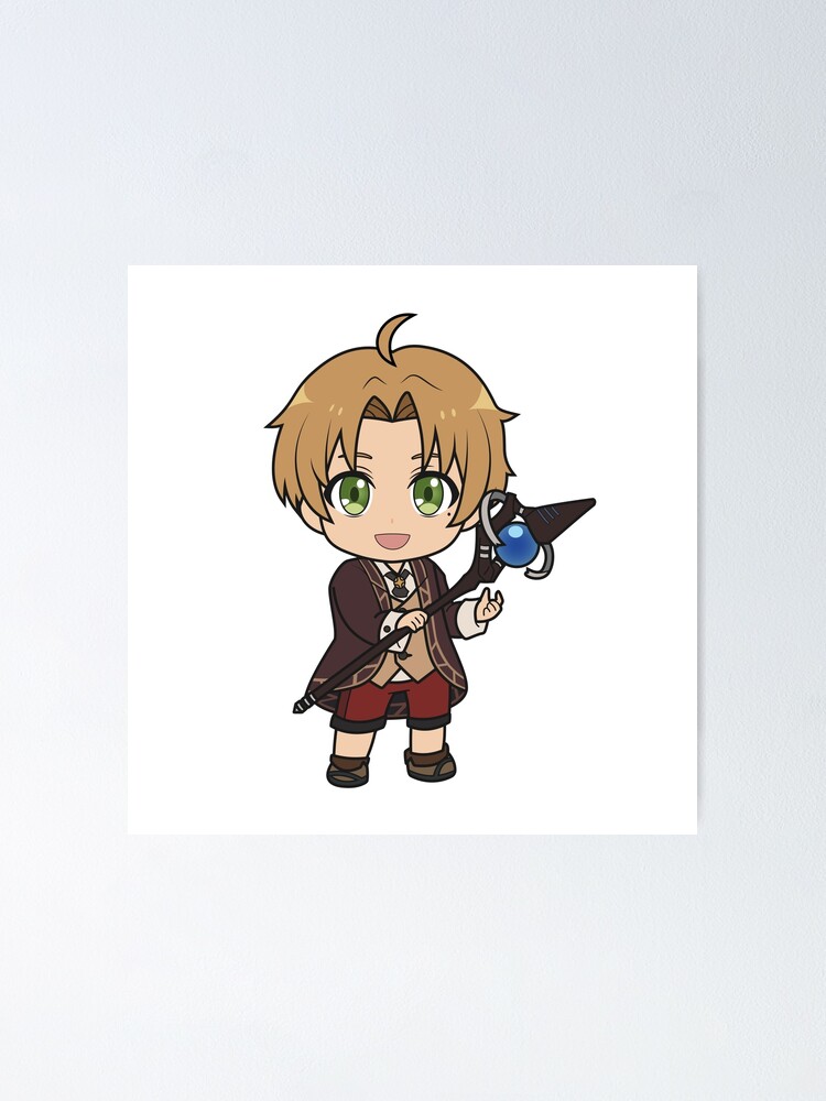 Mushoku Tensei Rudeus Greyrat Chibi | Poster