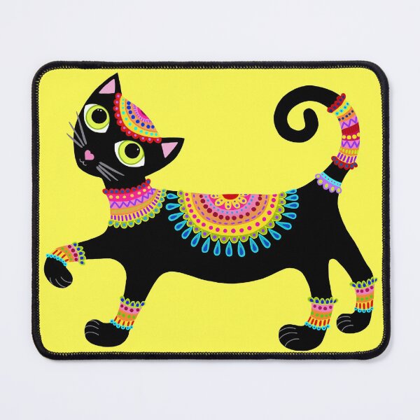 Item preview, Colourful cool kitty cat designed and sold by Soozie Wray.