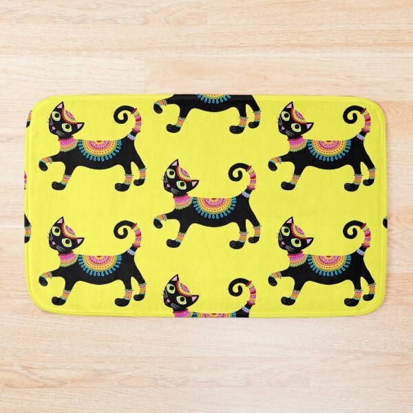 Item preview, Colourful cool kitty cat designed and sold by Soozie Wray.