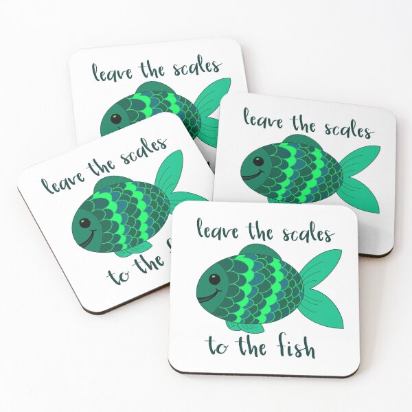 Item preview, Leave the Scales to the Fish in Green designed and sold by GrellenDraws.