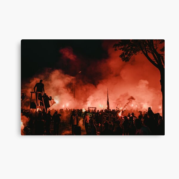 Olympique de Marseille Ultras - France Football Fans Impression sur toile
