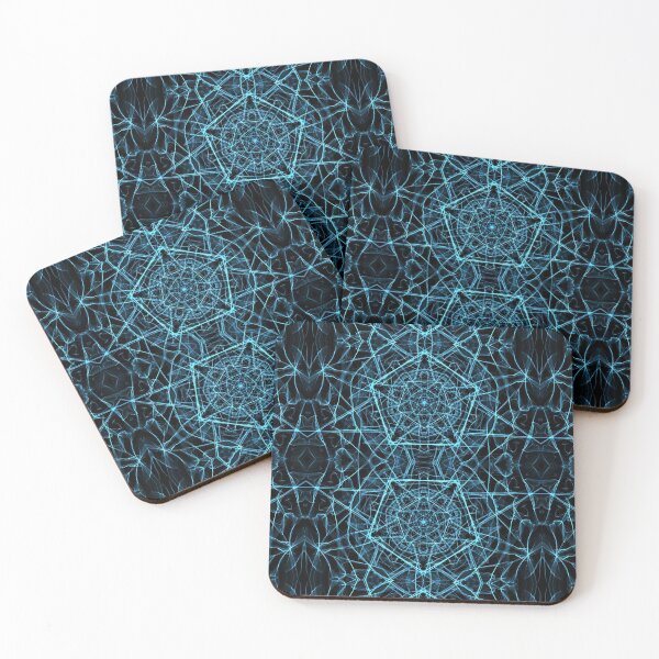 Item preview, Liquid Light Series #17 ~ Blue Abstract Fractal Pattern designed and sold by Ascension Vibrations.