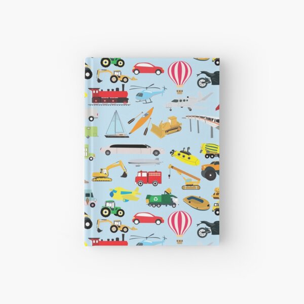 Item preview, Colorful Transportation & Vehicles Kids Pattern designed and sold by idovedesign.