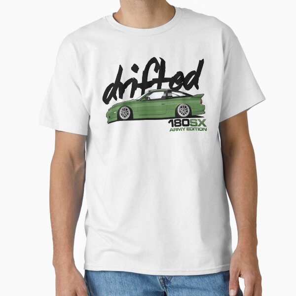 Drifted 180sx Tee - ARMY Edition by Drifted Classic T-Shirt