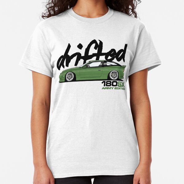 Drifted 180sx Tee - ARMY Edition by Drifted Classic T-Shirt