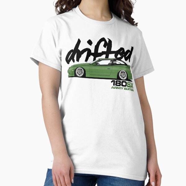 Drifted 180sx Tee - ARMY Edition by Drifted Classic T-Shirt