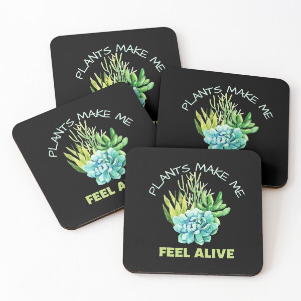Item preview, Plants Make Me Feel Alive- essential t-shirt, sticker designed and sold by Lv28021.