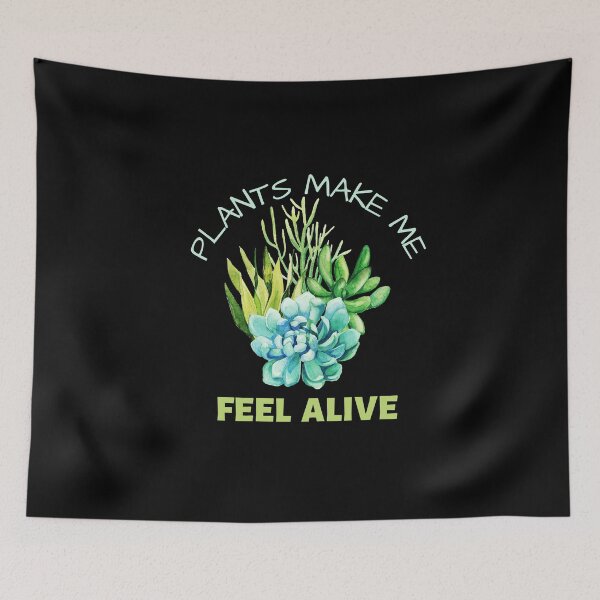 Item preview, Plants Make Me Feel Alive- essential t-shirt, sticker designed and sold by Lv28021.