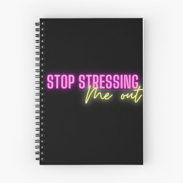 Item preview, Stop stressing me out quote font design designed and sold by theslowdown.