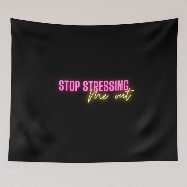 Item preview, Stop stressing me out quote font design designed and sold by theslowdown.