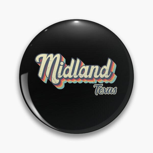 Item preview, Midland city Texas Retro Vintage 70s rainbow designed and sold by Teelogic.