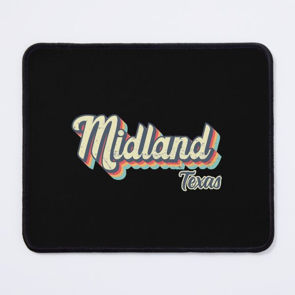 Item preview, Midland city Texas Retro Vintage 70s rainbow designed and sold by Teelogic.