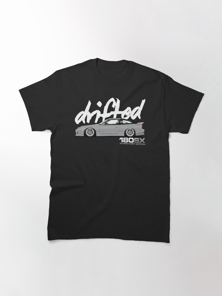 Thumbnail 3 of 7, Classic T-Shirt, Drifted 180sx Tee - Storm Grey Edition by Drifted designed and sold by driftedshop.