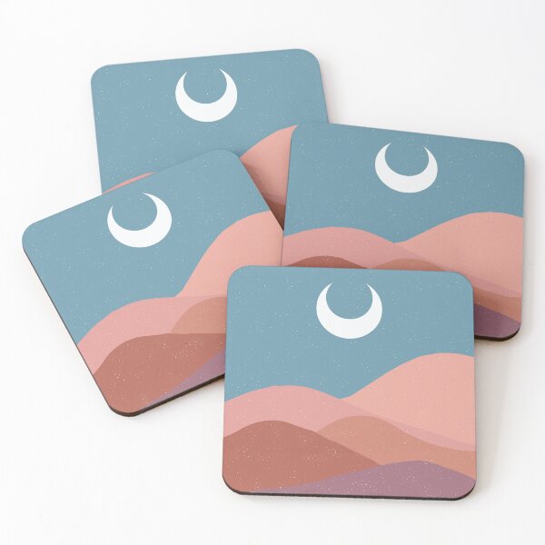 Item preview, Moon Lit Mountain Night designed and sold by PeachyLitchi.