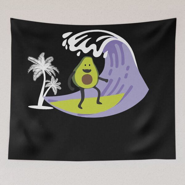 Item preview, Avacado surfing designed and sold by Royal Blue Clothing.