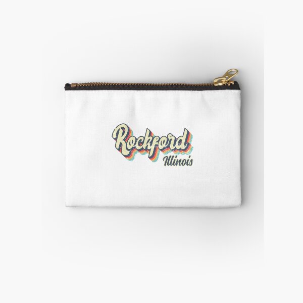 Item preview, Rockford city Illinois Retro Vintage 70s rainbow designed and sold by Teelogic.