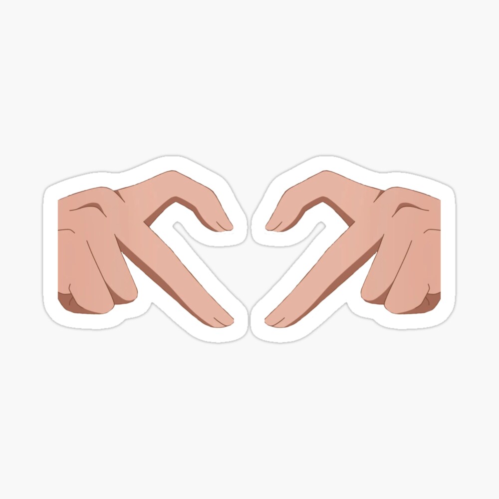 love #heart #kawaii #cute #hand #hands #cartoon #anime - Anime Heart Hands  Png, Transparent Png - 624x570(#4771098) - PngFind