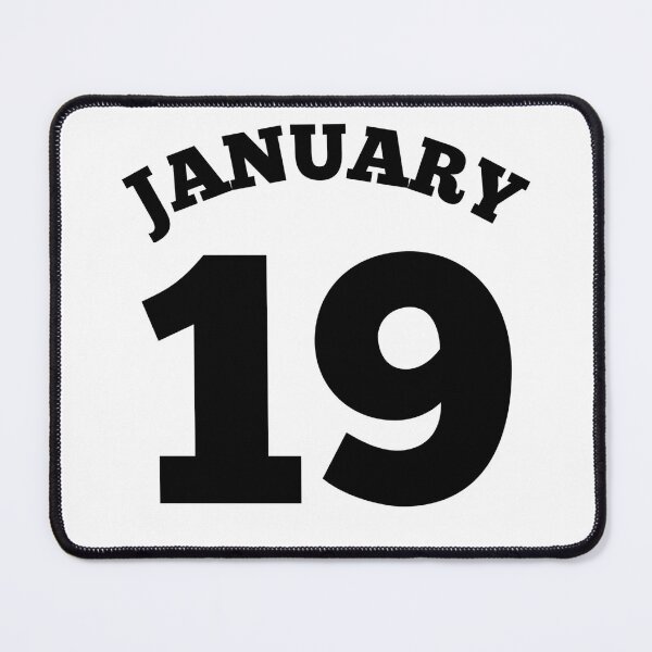 Item preview, 19th of January designed and sold by BlueThrow.