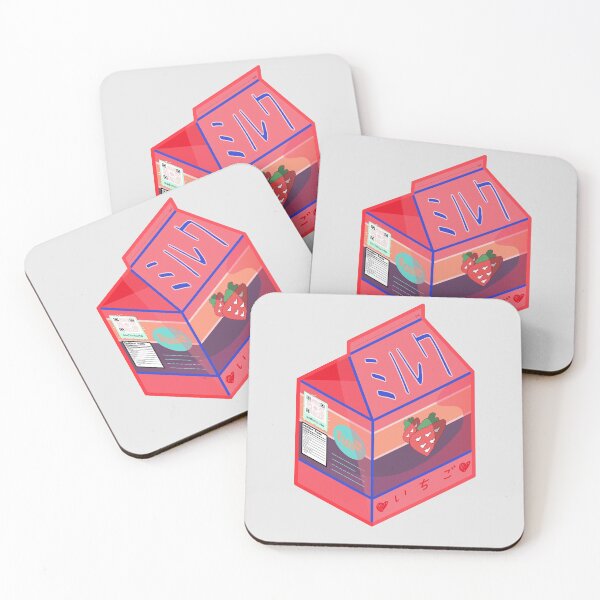Item preview, Kawaii Japanese Strawberry Flavored Milk Carton designed and sold by sadimouto.