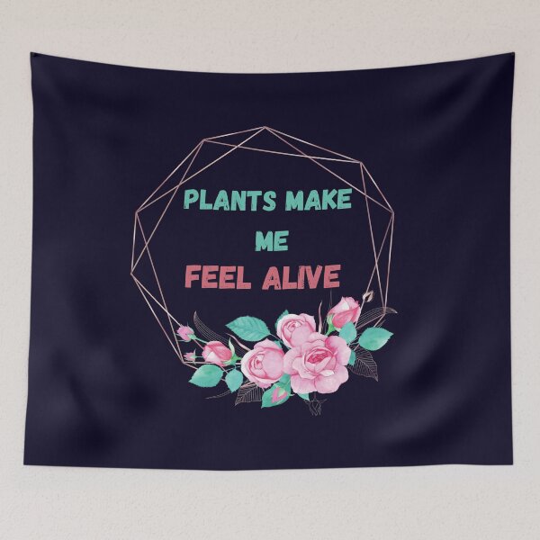 Item preview, plants make me feel alive-essential t-shirt, sticker designed and sold by Lv28021.