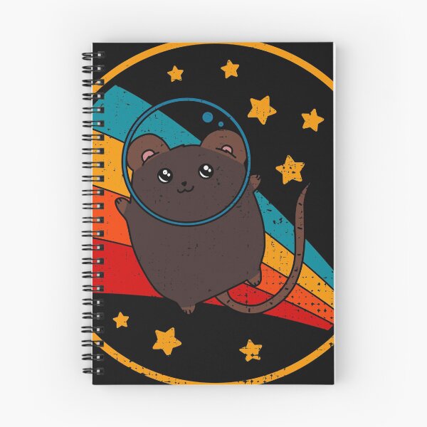 Item preview, Cute Vintage Chocolate Fancy Mouse Owner Retro Pet Mouse In Space designed and sold by JokeGysen.