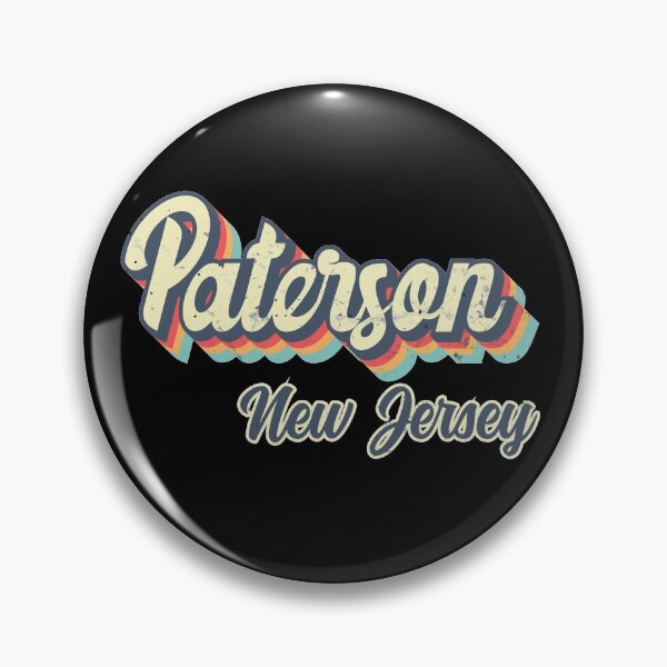 Item preview, Paterson city New Jersey Retro Vintage 70s rainbow designed and sold by Teelogic.