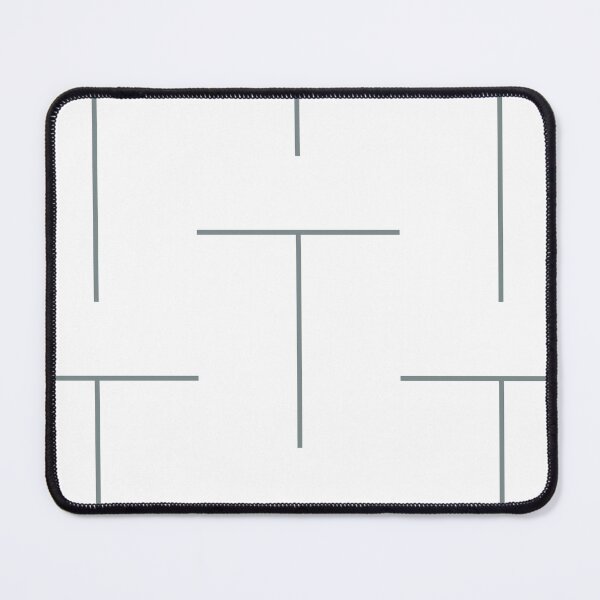 Item preview, Minimal Classic Gray with White T Stripe Accent Design designed and sold by Rainbows Rock.