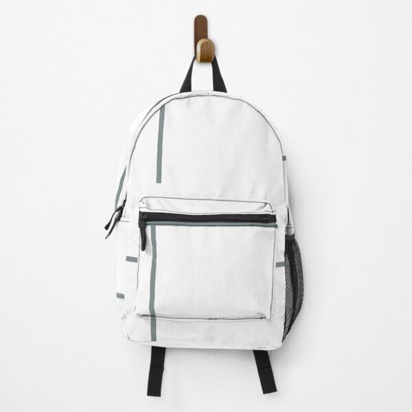Item preview, Minimal Classic Gray with White T Stripe Accent Design designed and sold by Rainbows Rock.