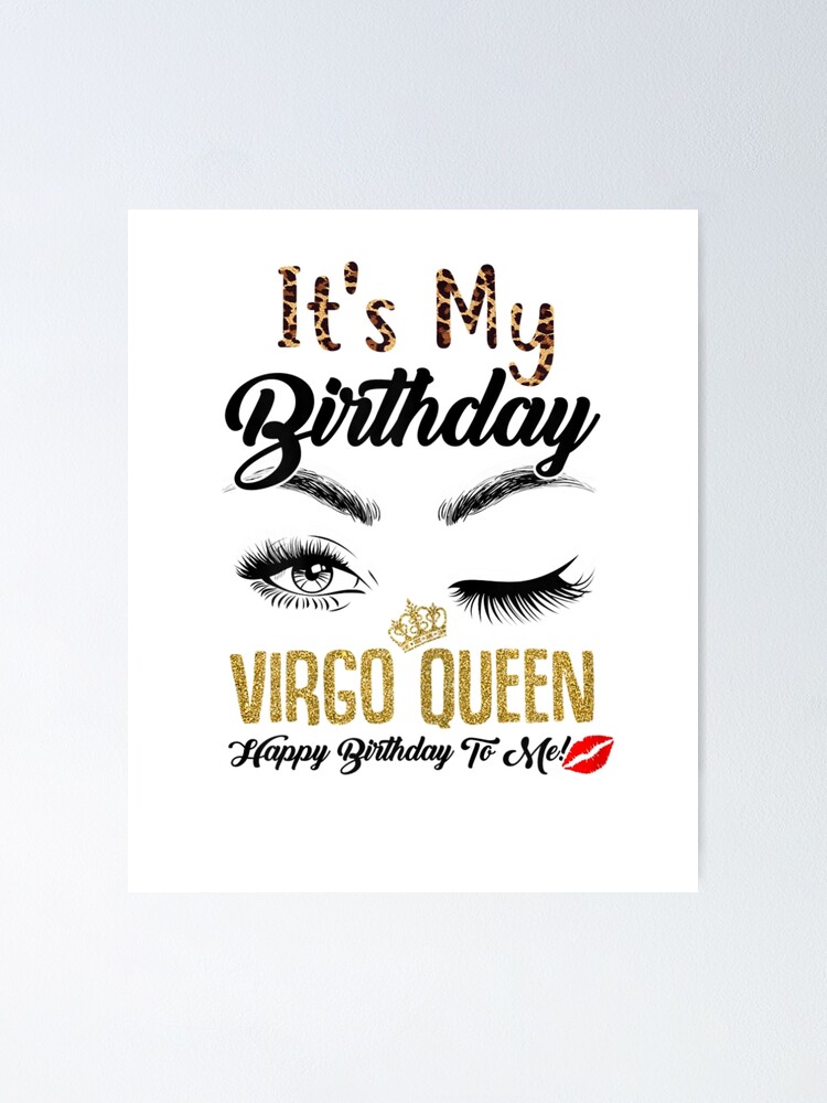 Womens Virgo Queen Its My Bday Women Poster