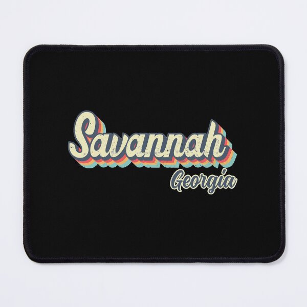 Item preview, Savannah city Georgia Retro Vintage 70s rainbow designed and sold by Teelogic.