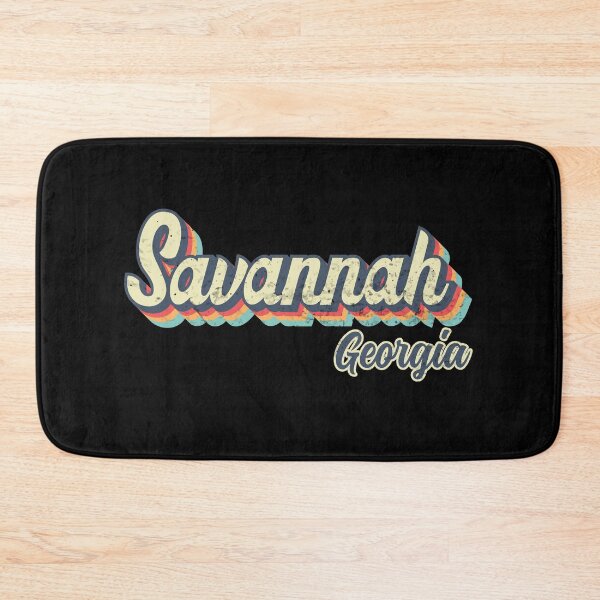 Item preview, Savannah city Georgia Retro Vintage 70s rainbow designed and sold by Teelogic.