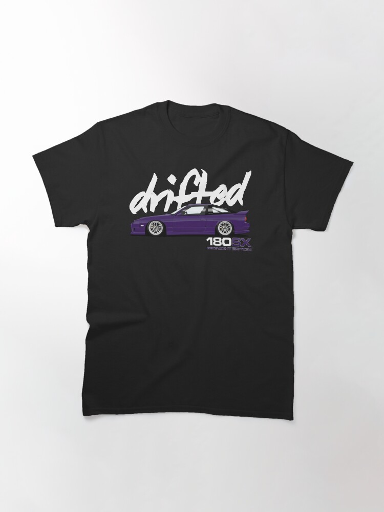 Thumbnail 3 of 7, Classic T-Shirt, 180sx Drift Tshirt - Midnight Edition by Drifted designed and sold by driftedshop.