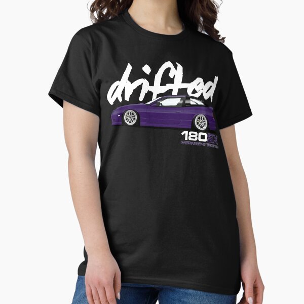 180sx Drift Tshirt - Midnight Edition by Drifted Classic T-Shirt