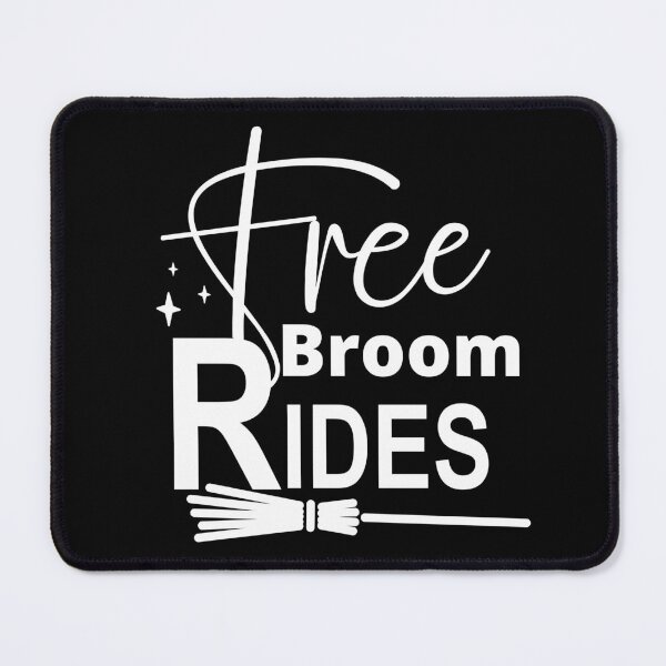 Item preview, Free Broom Rides. Funny Witchy Halloween Saying For Witches. designed and sold by That Cheeky Tee.