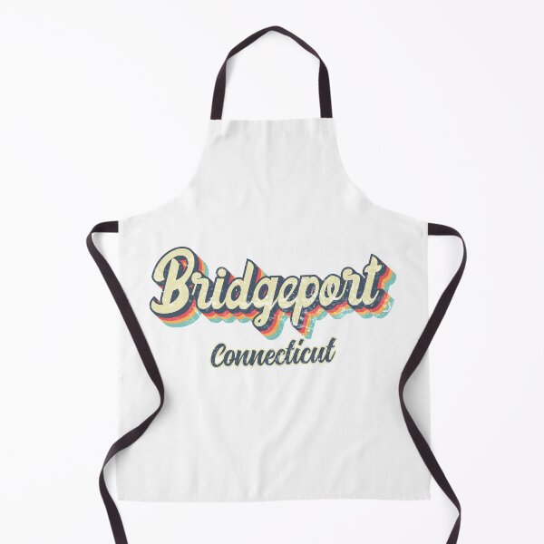 Item preview, Bridgeport city Connecticut Retro Vintage 70s rainbow designed and sold by Teelogic.