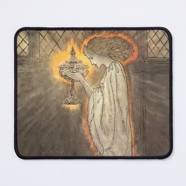 Item preview, Arthur Rackham - Romance del rey Arturo 1920 - Doncella en el castillo de Corbin designed and sold by Dreamflight.