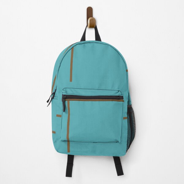 Item preview, Mint Chocolate Turquoise With Brown T Stripe Accent Design designed and sold by Rainbows Rock.