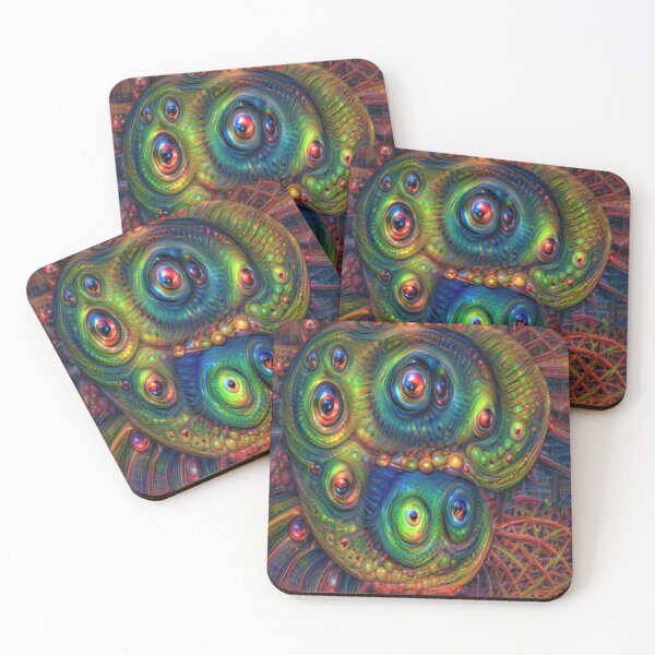 Item preview,  psychedelic energy rainbow line art designed and sold by BelAnnGrey.