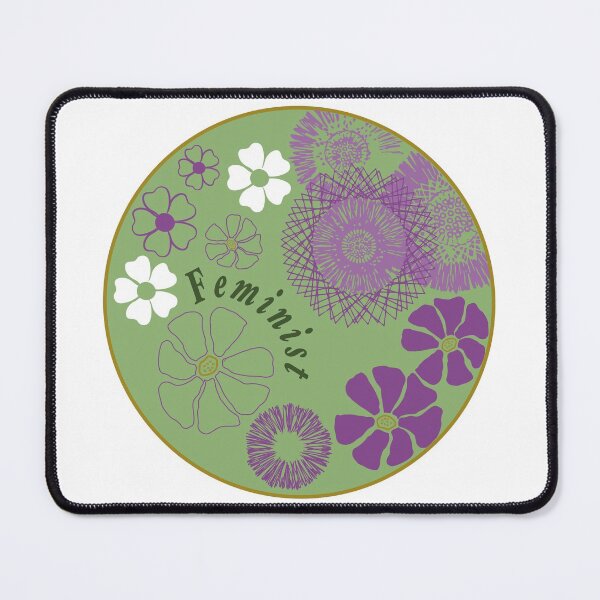 Item preview, Feminist floral circle designed and sold by ncxadair.