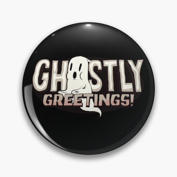 Item preview, Ghostly greetings - funny Halloween designed and sold by Hoetoons.