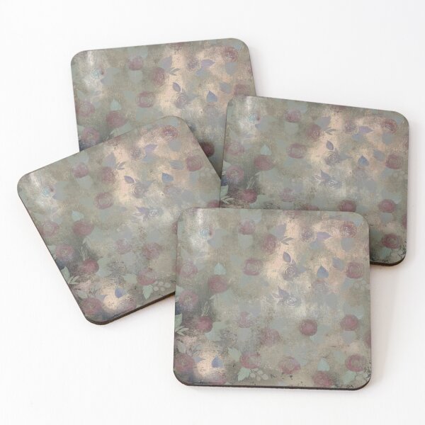 Item preview, Metallic Pink Flowers designed and sold by ColorsandShapes.