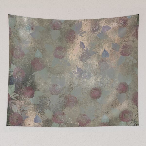 Item preview, Metallic Pink Flowers designed and sold by ColorsandShapes.