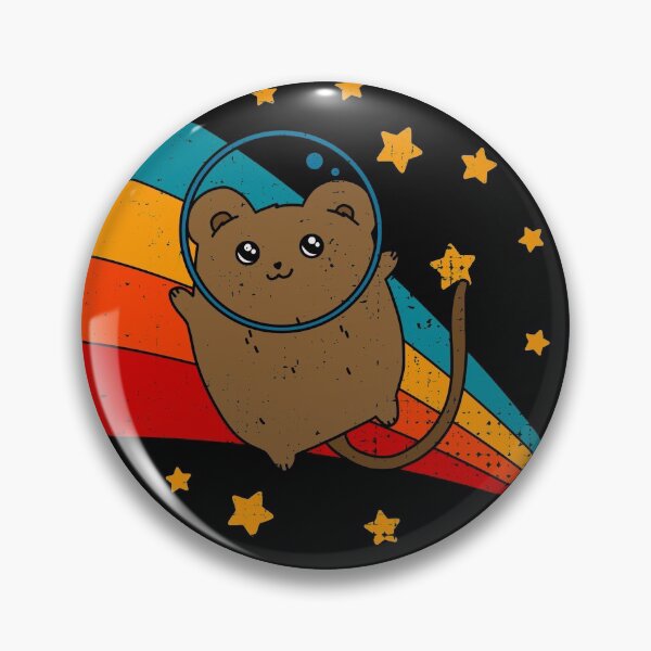 Item preview, Cute Vintage Degu Rodent Owner Retro Pet Degu In Space designed and sold by JokeGysen.