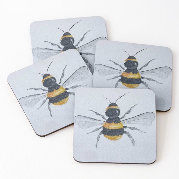 Item preview, Bee 1 in Watercolour  designed and sold by lilacshoes_art.